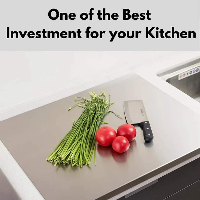 Stainless Steel Cutting Board Durable Rolling Pins For Baking Kitchen Perfect For All Your Chopping Needs