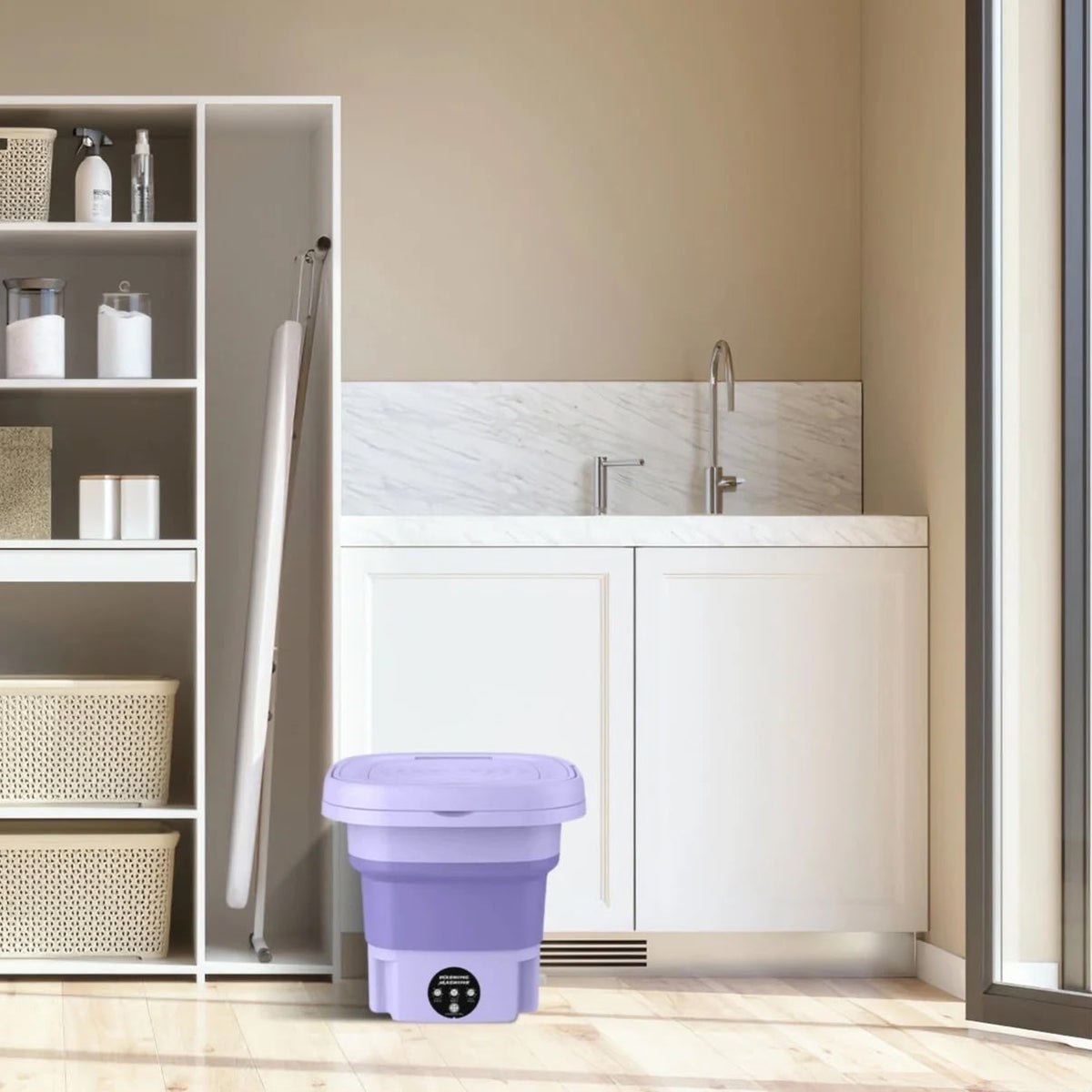Portable Mini Folding Washing Machine Portable Mini Laundry Machine For Clothes Multi Color