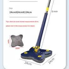 Twist Clover Magic Mop Free Hand Self wringing 360 Squeeze X type Rotation Household Cleaning Bathroom Dusting Foldable Head Tool With Box